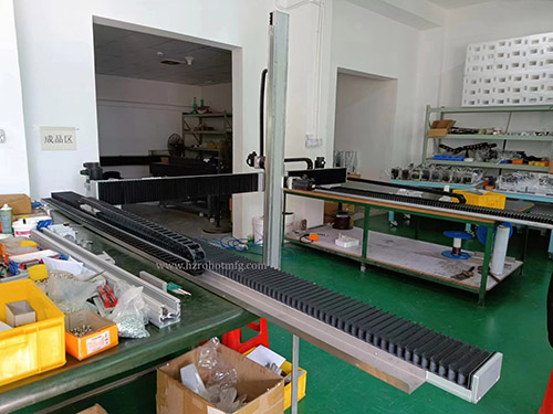 Custom Heavy Duty Rack and Pinion Driven Linear Stages